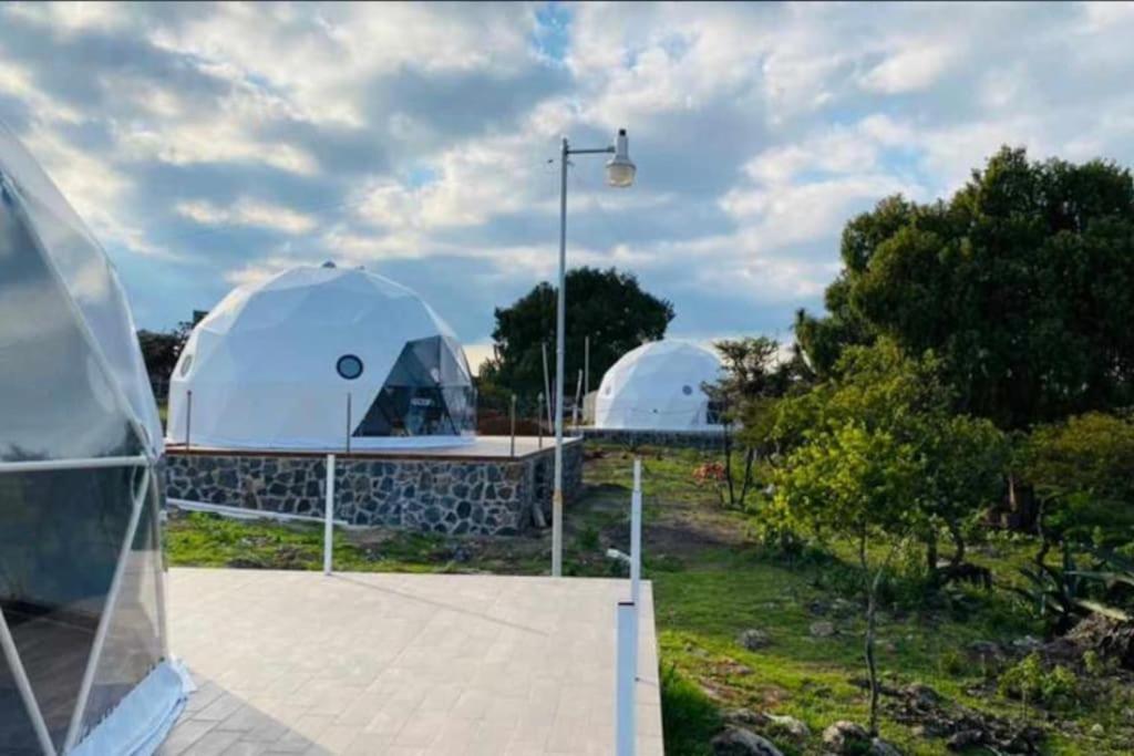El Gato Glamping Con Vista Al Valle Huasca de Ocampo Exteriör bild