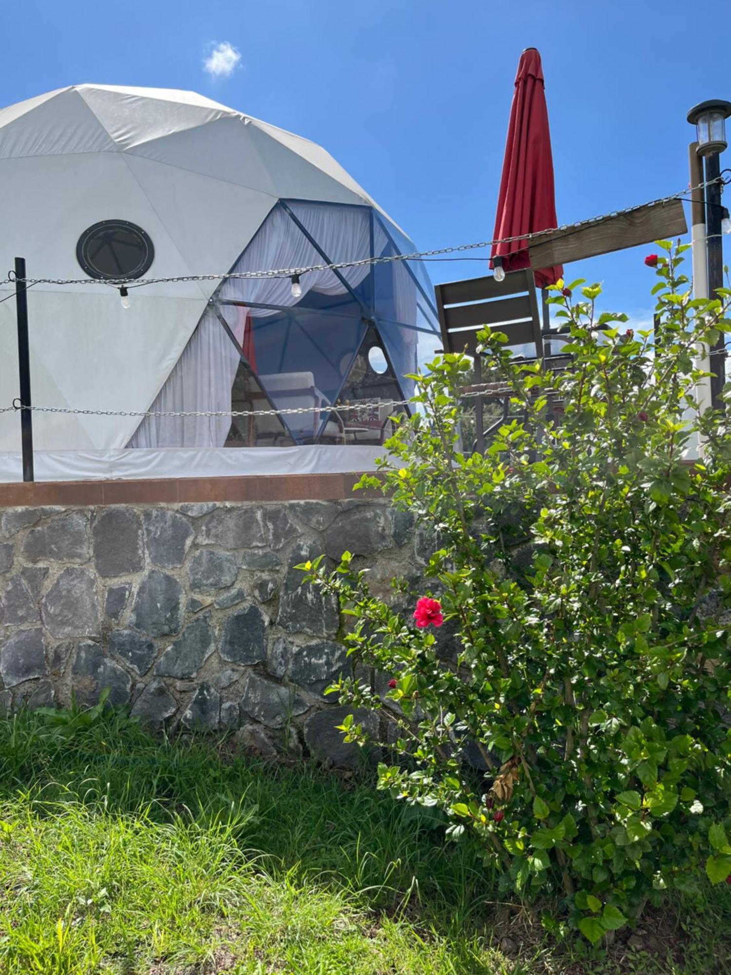 El Gato Glamping Con Vista Al Valle Huasca de Ocampo Exteriör bild